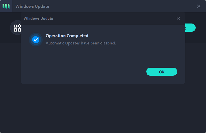 Disable Windows update step 2