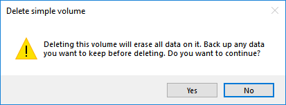 delete partition
