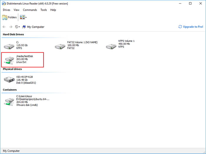 ext4 on windows